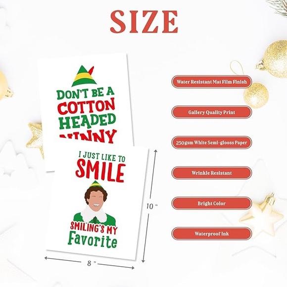 Buddy the Elf Wall Print Posters - Picture 3 of 8